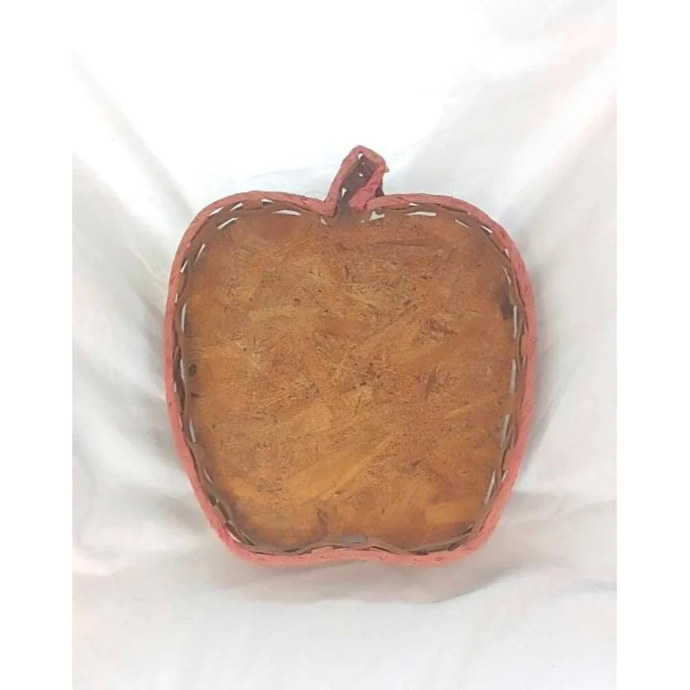 Vintage Apple Shaped Basket